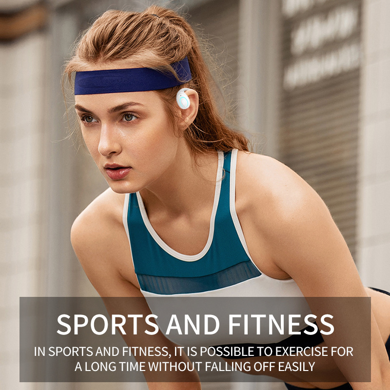 CE Wireless Bluetooth Earphone Single Ear Headphone Handsfree Headset Business Earbuds Drive Call Sports Earhook Earphone