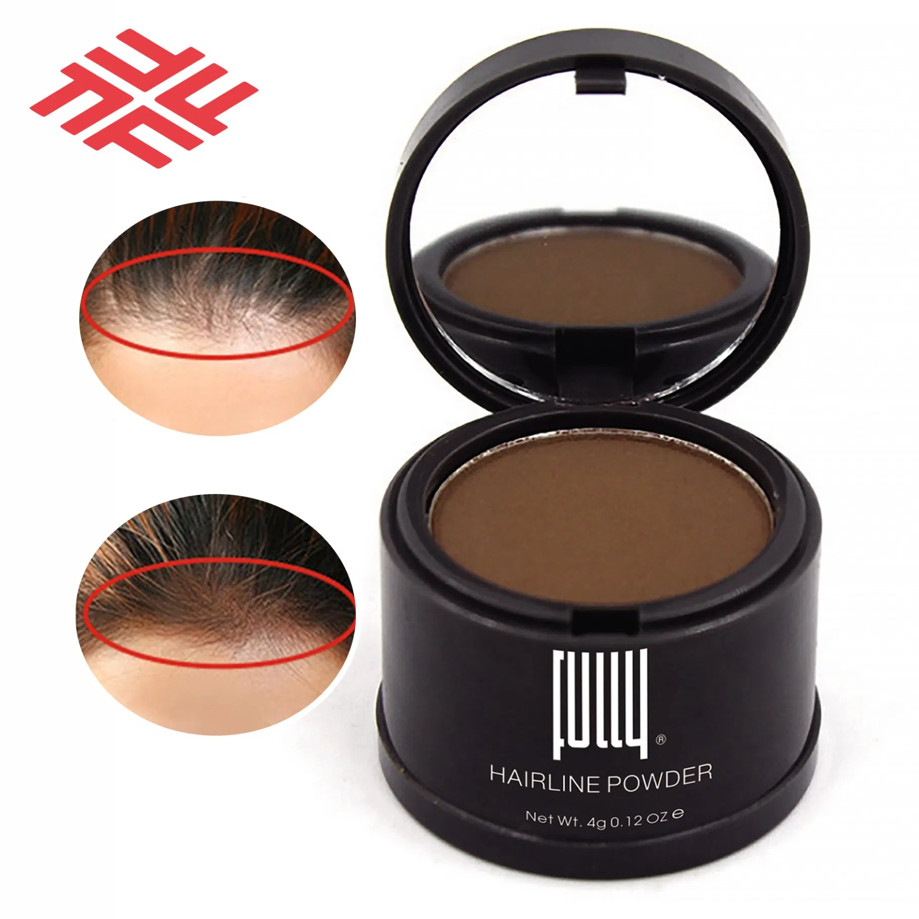 Factory Price Wholesale Custom Logo Fully Hair Root Hair Loss Concealer Hairline Powder