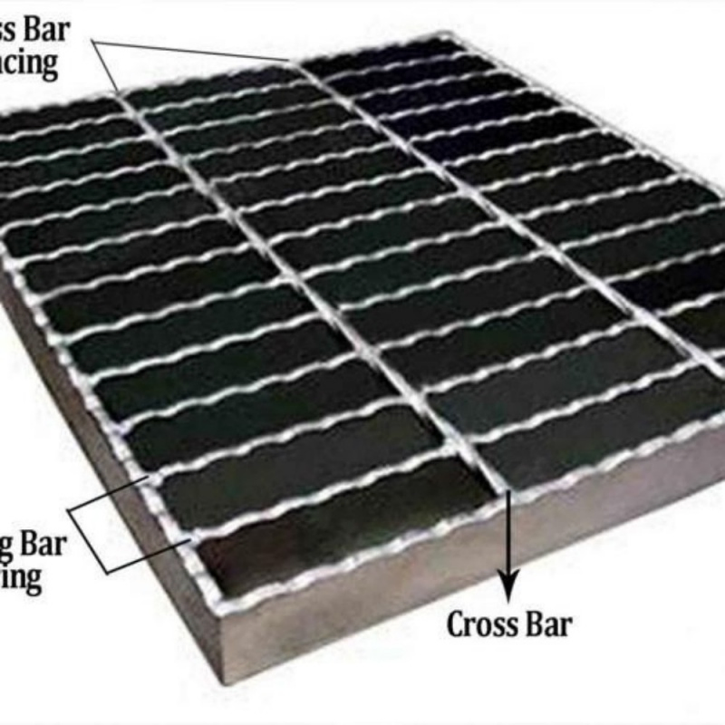 Perfect Structural Platform for Construction Sites and Building Access Areas Steel Grating