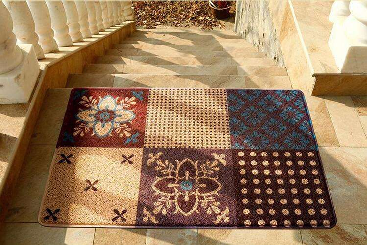 Household Modern Anti Fatigue Washable Colorful Waterproof Printing PVC Foam Kitchen Mat