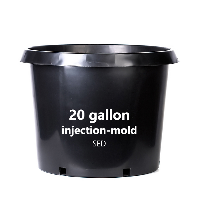 Industry Leading Injection Molding Process Round Plastic Fabric Gallon Nursery Flower Pots