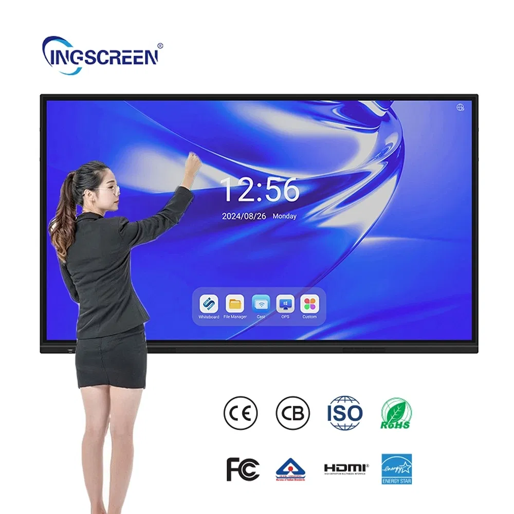 Wireless Projection High Resolution OEM ODM Custom All-in-One Interactive Smart Board