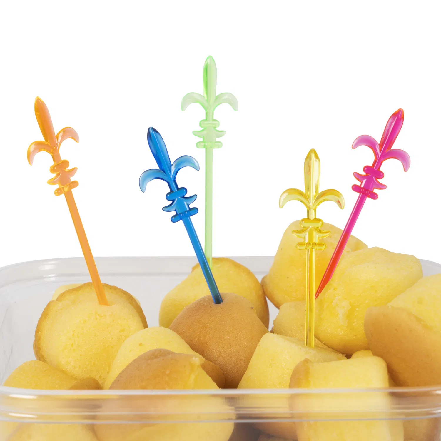 Vibrant Disposable Fruit Forks Perfect for Parties and Events