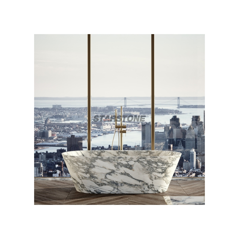 Ванна из натурального мрамора Arabescato Corchia