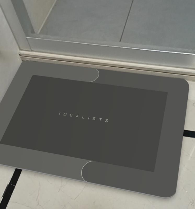 Custom Design Bathroom Mat Printed Carpet Area Rug Door Mat Carpet and Rugs Diatom Mud Mat