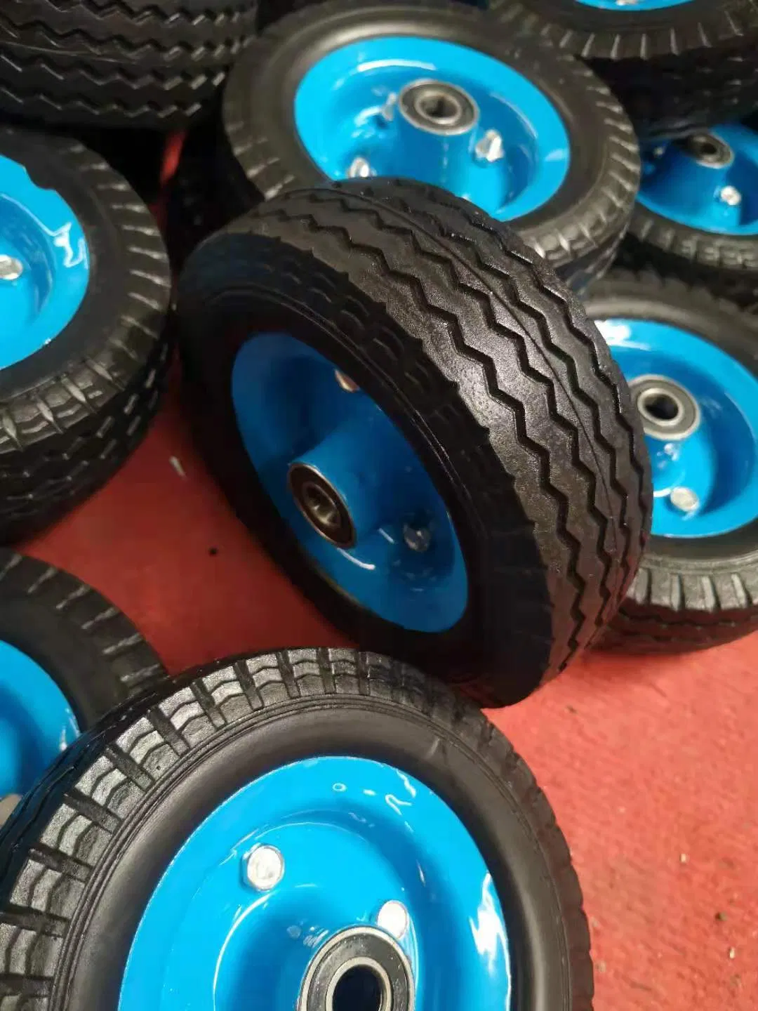Skystar Polyurethane Filling PU Foam Flat Free Trolley Wheels