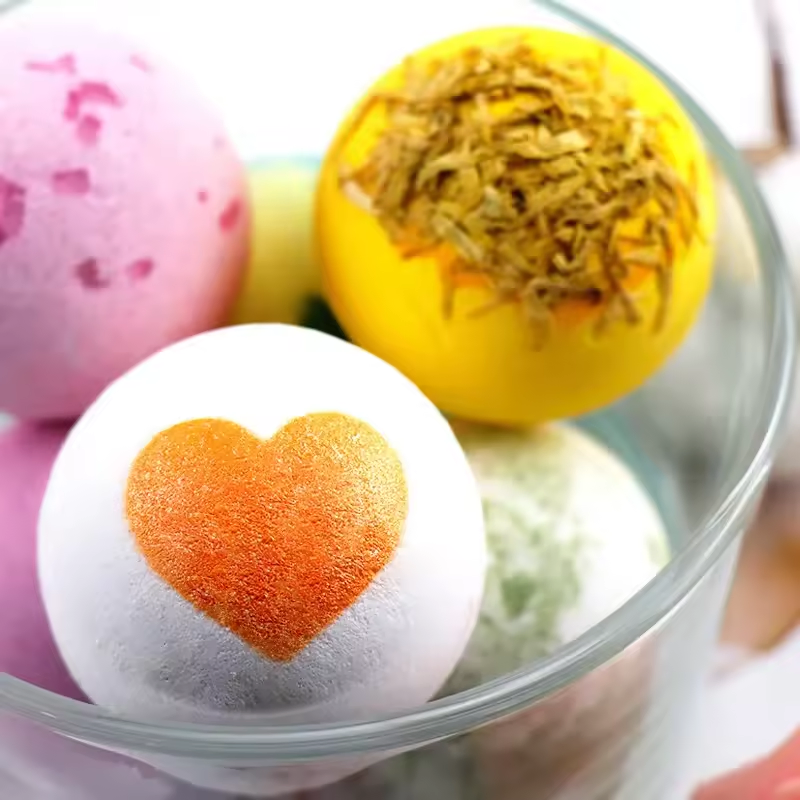 Natural Bath Bombs 12 Pack Gift Set Relaxing Bath Bomb Gift Set Shimmer Bath Bombs