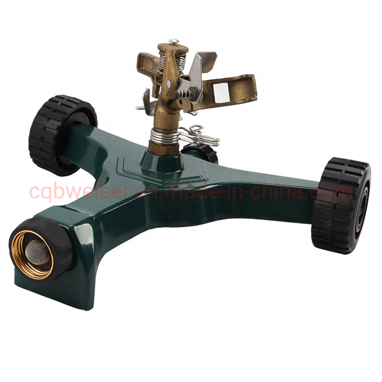 360degree Adjustable Lawn Grass Rotatable Sprayer Roof Top Metal Sprinkler