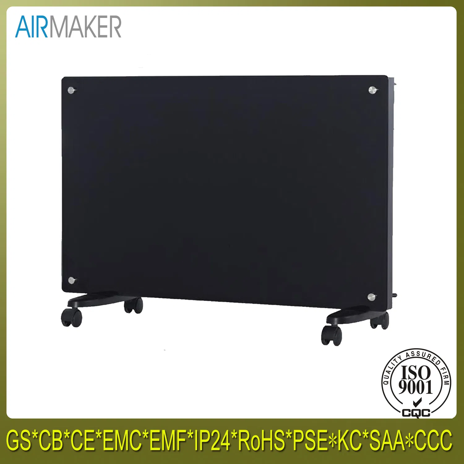 Tempering Glass Panel Indoor Natural Gas Heater