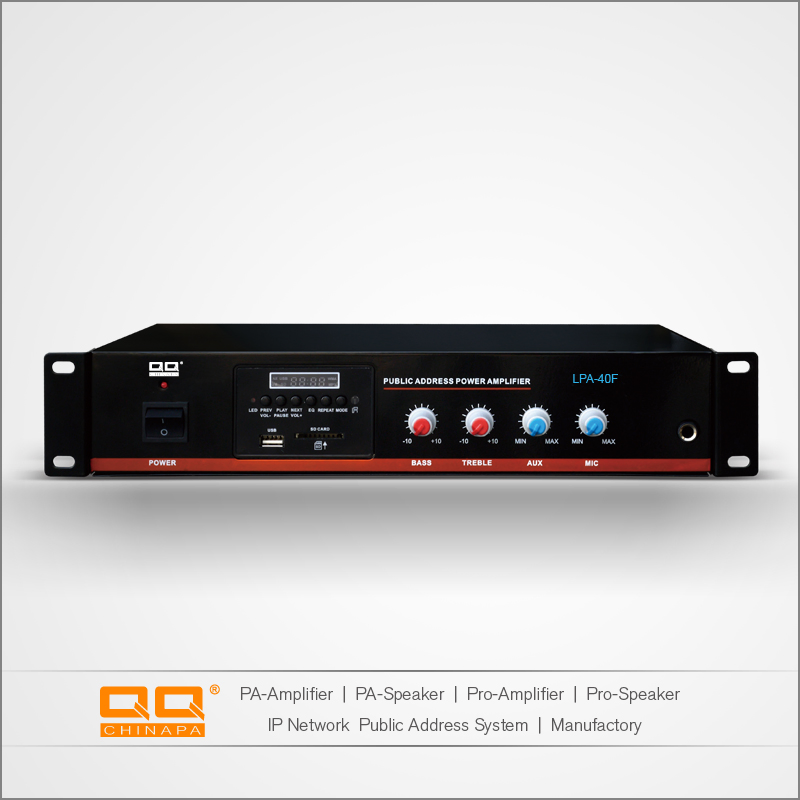 Мини-усилитель LPA-40F 40W с USB и FM