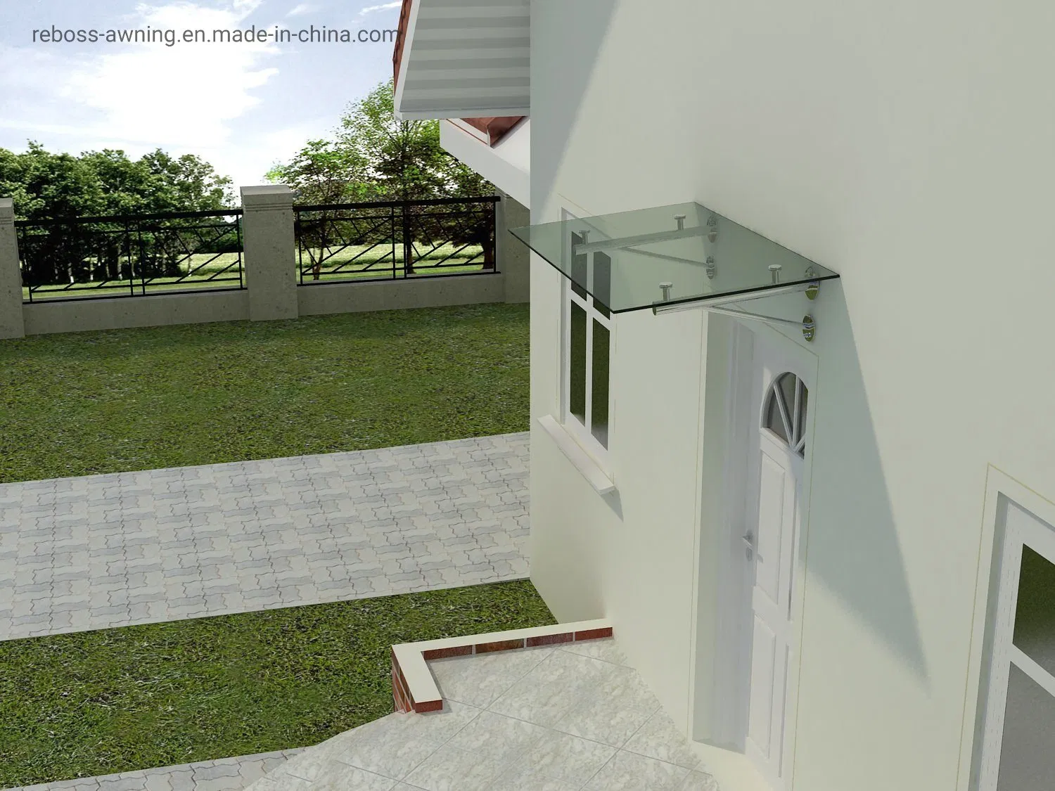 Frameless Glass Canopy for Entrance and Windows