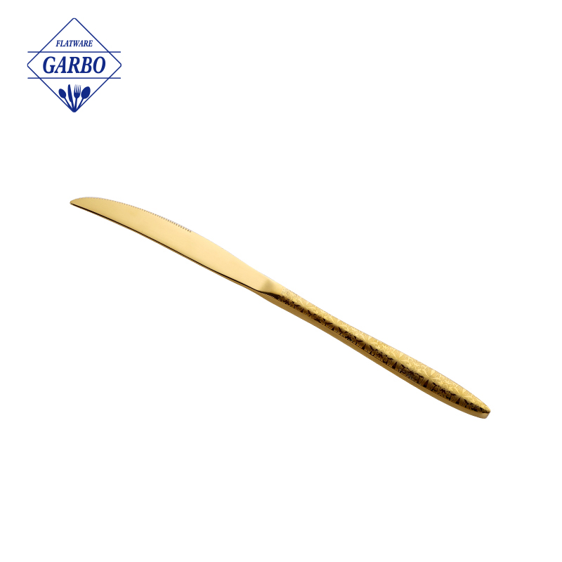 Mirror Polished Solid Silver Stainless Steel 430ss Table Dinner Knife