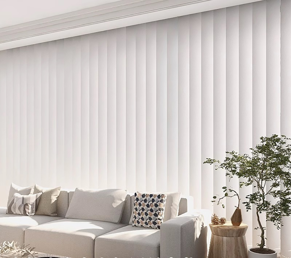 China Direct Factory Vertical Blinds for Home Use Traditional Style Window Cordless Blinds