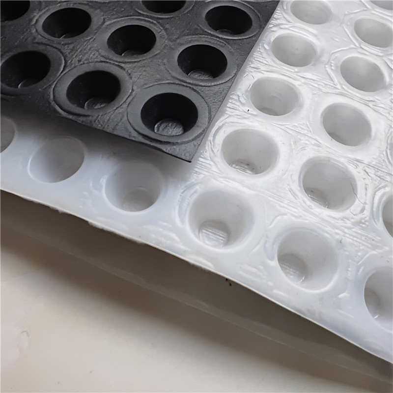 Geocomposite Drain Black Color Dimpled Plastic Drain Sheet for Underground Waterproofing
