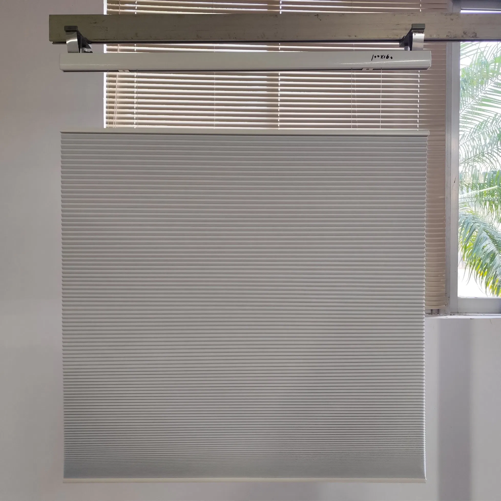 Vikson Smart Motorized Window Cellular Blinds up Down Blackout Cellular Honeycomb Shade