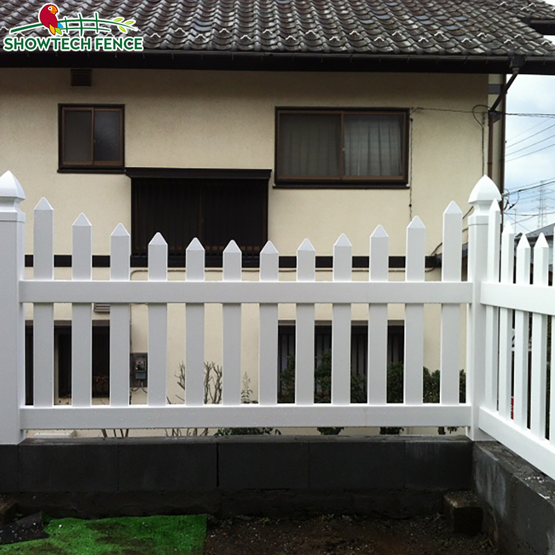 White Picket Fence Garden Edging