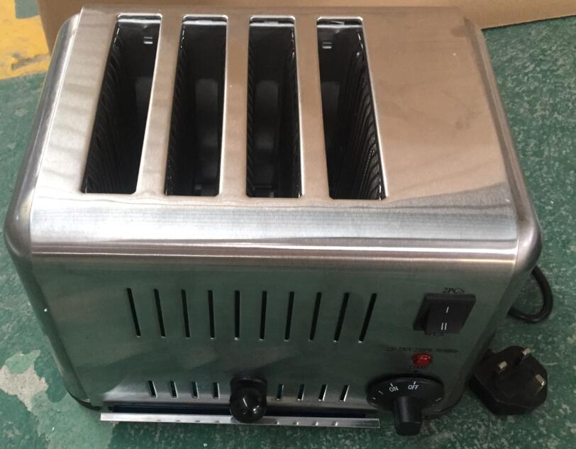 Hot Sale Stainless Steel Commercial Toaster with 4-Slice (HET-4)