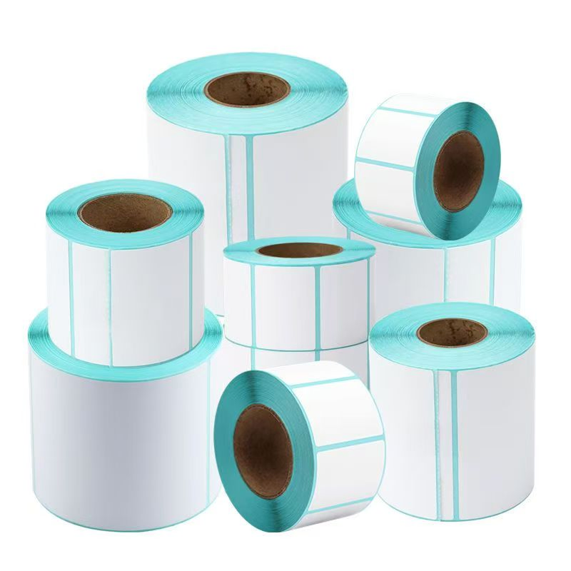 Customizable White Three-Proof Thermal Self-Adhesive Label Sticker Paper for Supermarket