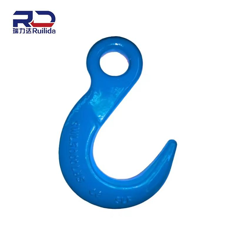 Hot-DIP Galvanized Carbon Steel Eye Hook - Anti-Rust for Construction Hoists (Bulk Discounts, 1-30T)