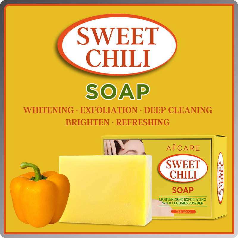Cruelty-Free Moisturizing Lightening Kojic & Sweet Chili Dark Spot Remover Whitening Soap