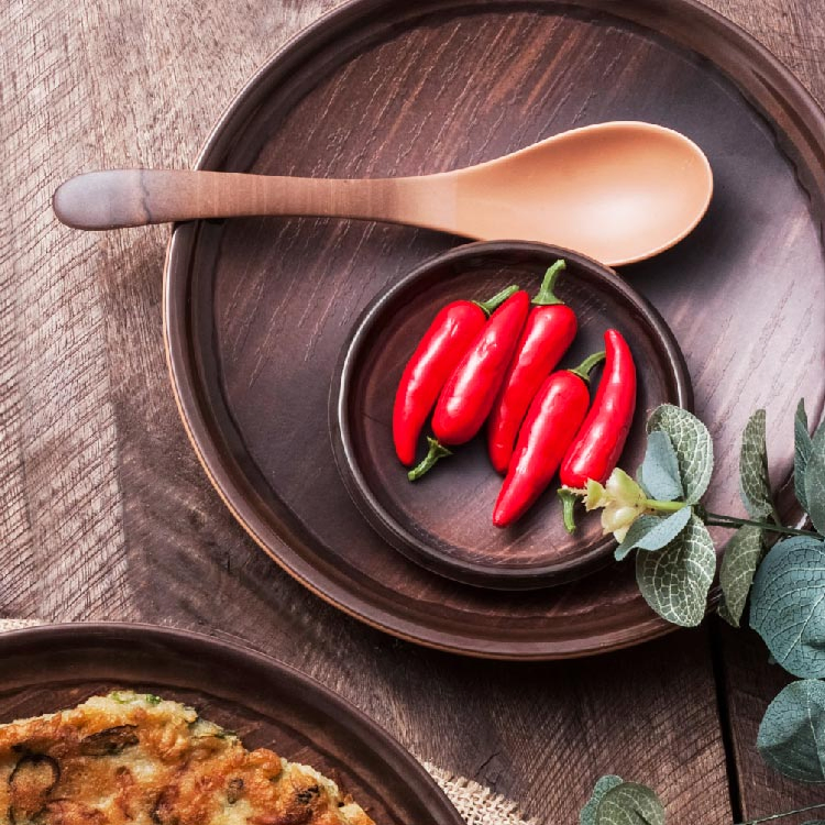 Black Mate Melamine Spoons Japanese Ramen Noodels Soup Bowl Serving Spoon