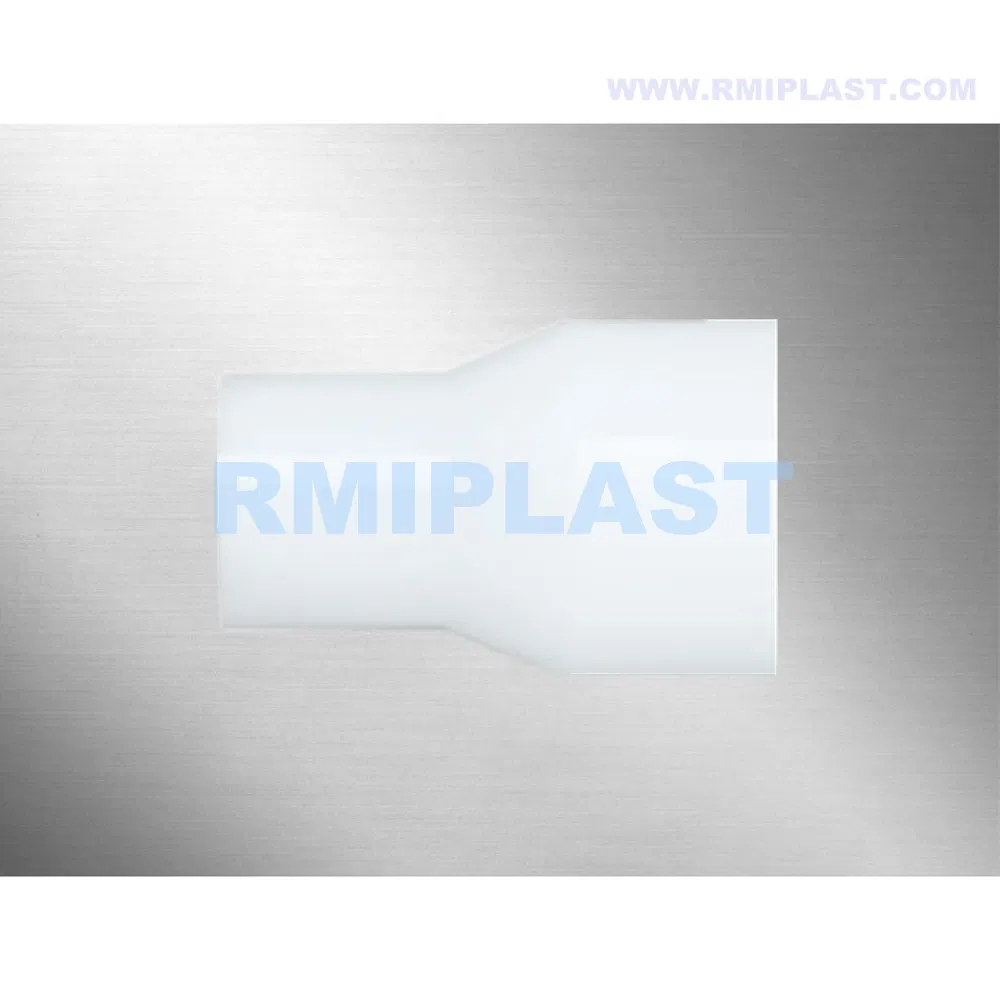 PVDF Equal Tee of Butt Welding ISO Pn16 Plastic Pipe Fittings White Three Way Tee for Pure Water