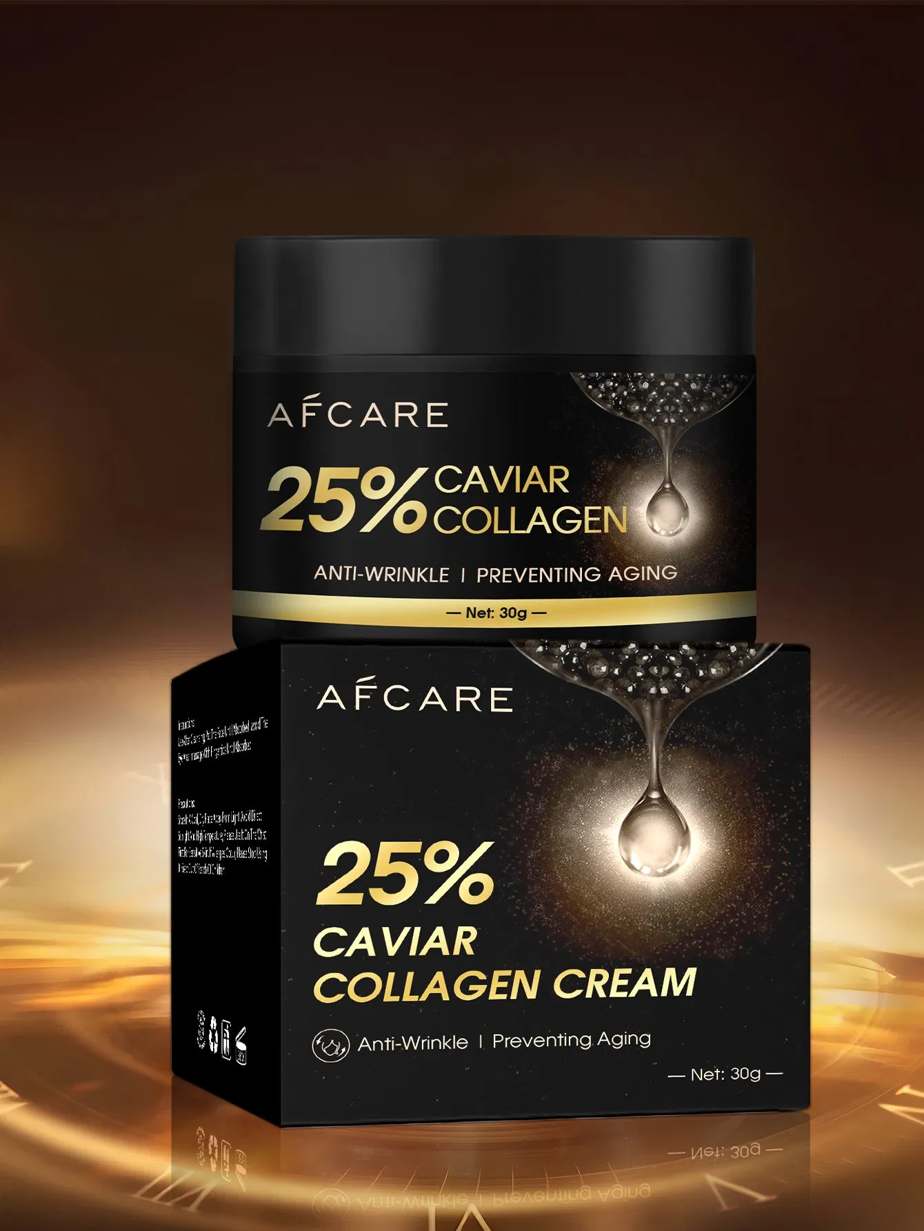 Afcare 25% Caviar Coulagen Anti-Wrinkle Preventing Aging Cream