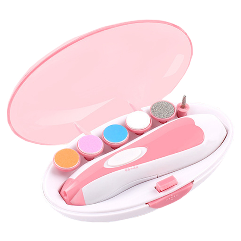 Wholesale Manicure New Electric Baby Care Nail Clipper Safe Nail Cutter Baby Nail Trimmer Set Nail Polish for Nail Beauty