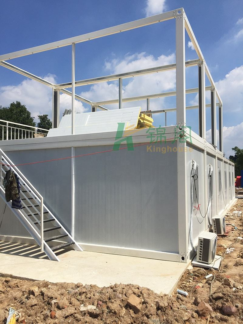 Quick-Assembly Detachable Container House for Workers and Offices