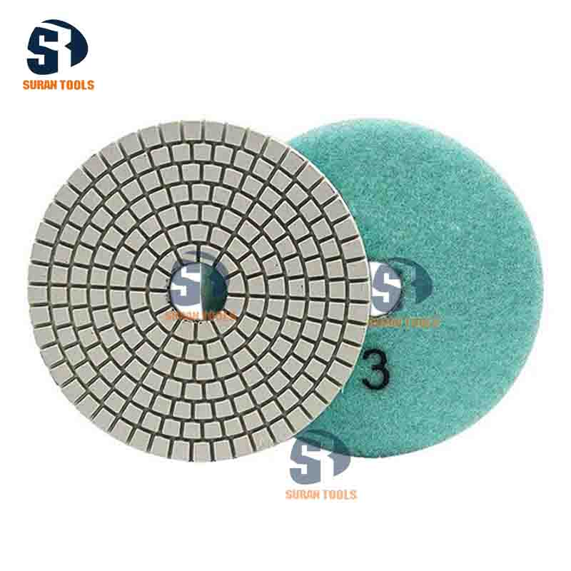 Влажная полировальная подушка 4 дюйма для камня и бетона