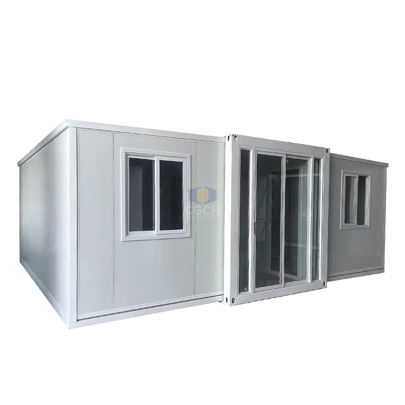 Prefabricated Container Coffee Shop Restaurant Bar LED Flat Packaging Container House