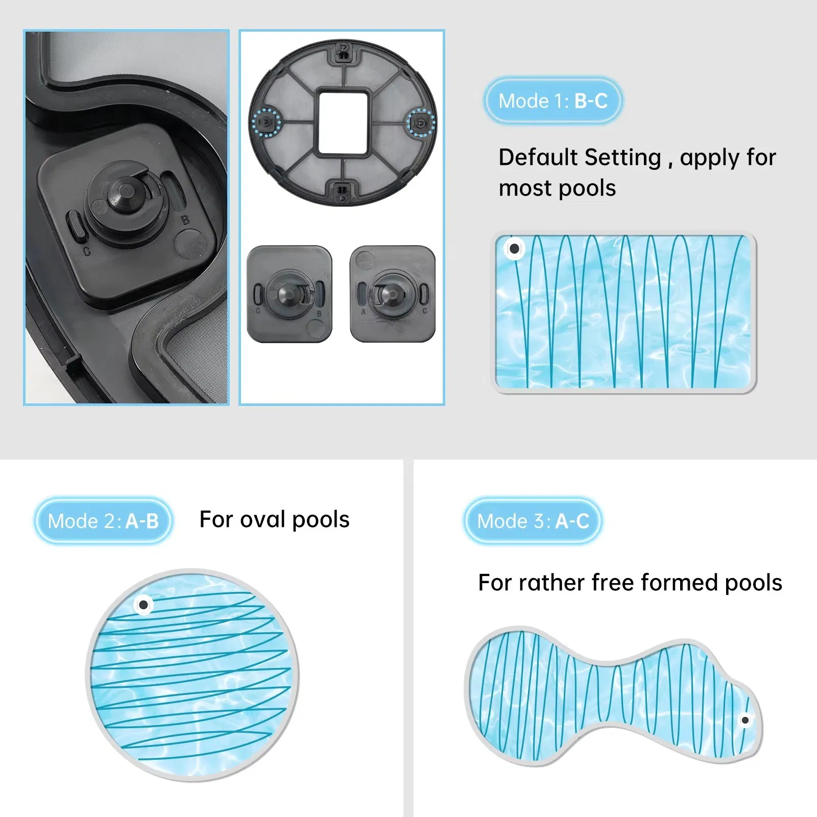 Glgw Ai Intelligent Swimming Pool Cleaning Robot Pool Underwater Vacuum Cleaner Robot