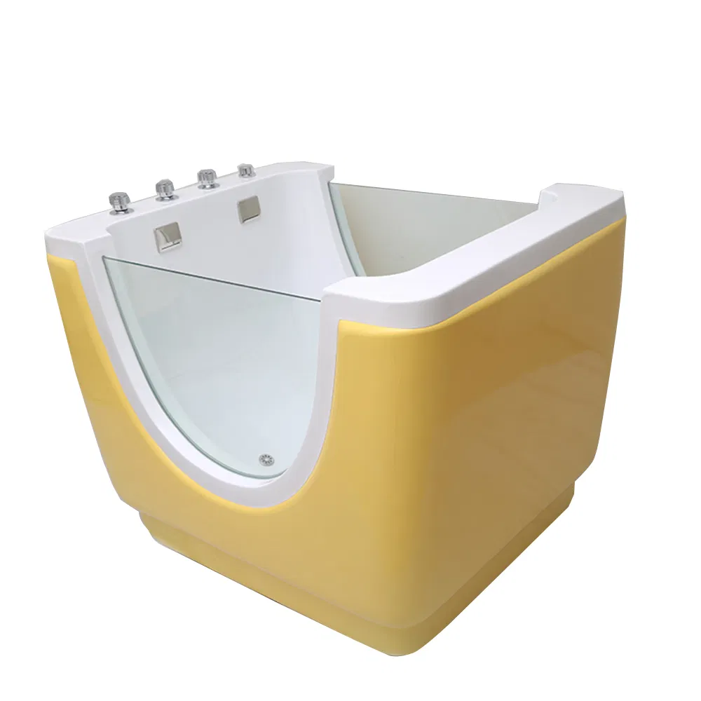 Popular Free Standing with Air Bubble Massage Baby Bath Tub
