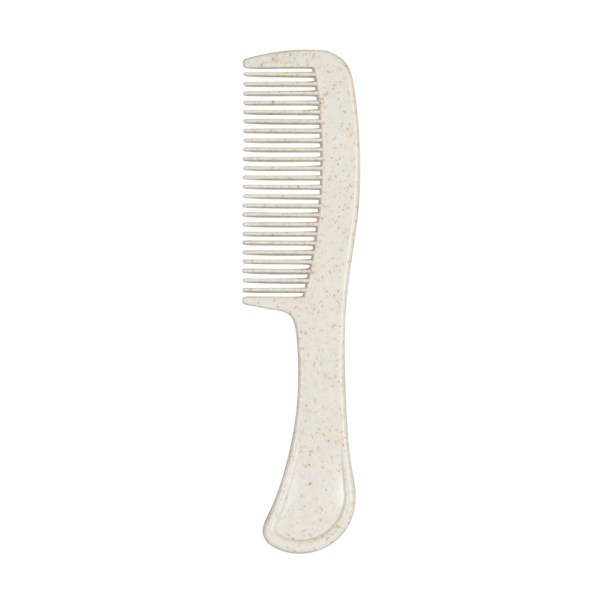 Disposable Wheat Straw Comb in Kraft Paper Box for Guest Room