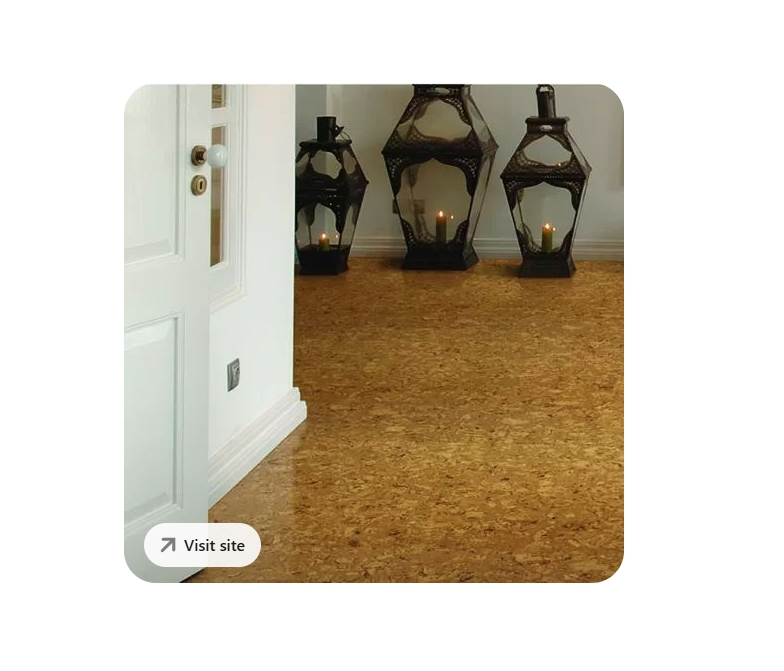Natural Cork Wall and Floor Tiles for Acoustic and Decorative Use