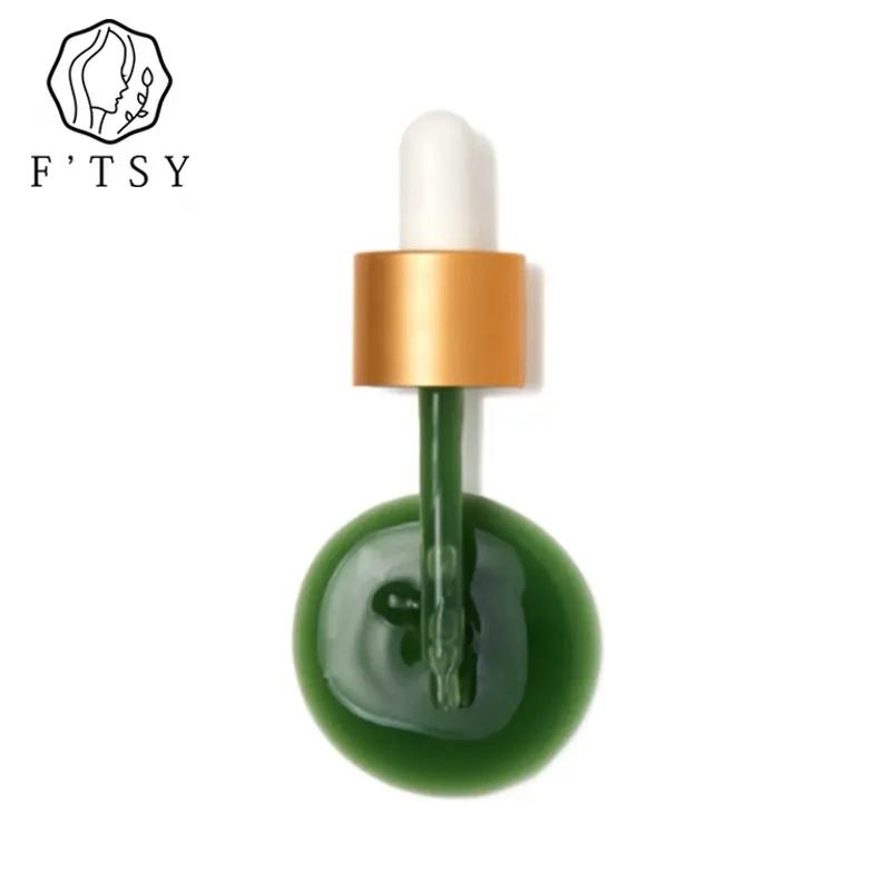 Private Label Vegan Healing Antioxidant Anti Redness Minty Green Smoothie Face Serum