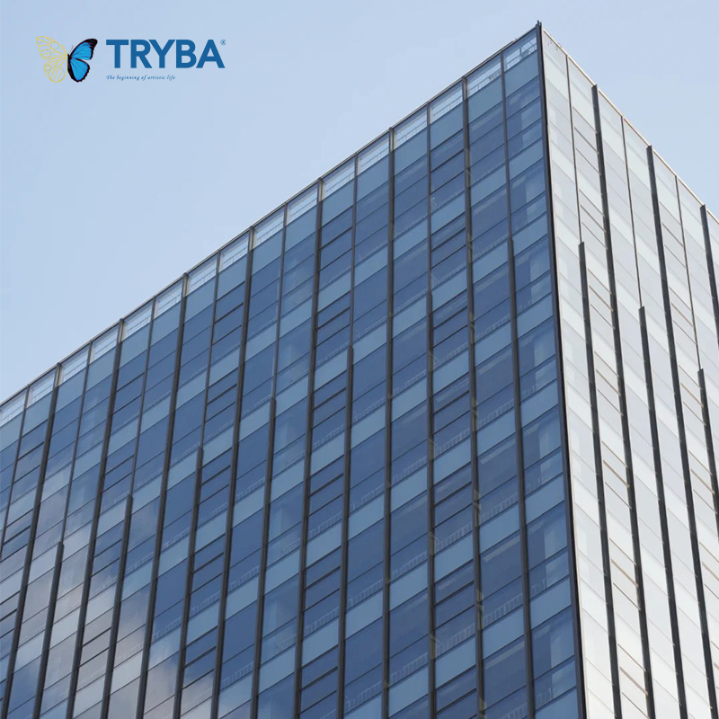 Crystal Clear Views Delivered by Ultra-Transparent Glass Curtain Wall