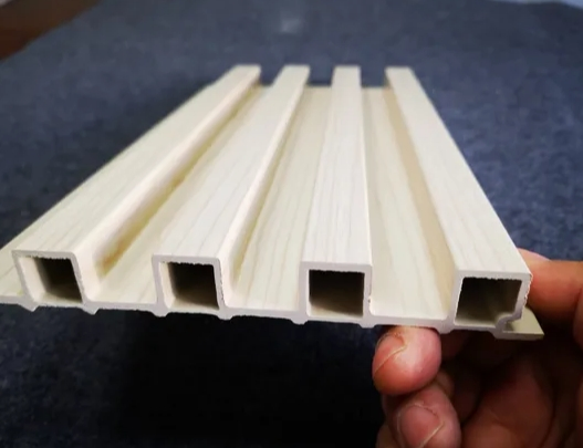 Waterproof Wooden Plastic Composite Interior Premium Interior Wall Cladding WPC Wall Panel with 3D Wood-Grain Fluted Design