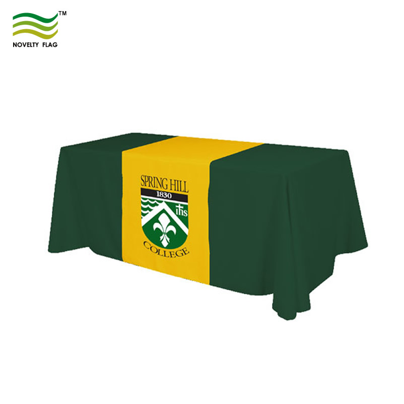 Custom Logo Printing Polyester Table Cloth, Table Skirts, Table Throw (J-NF18F05028)