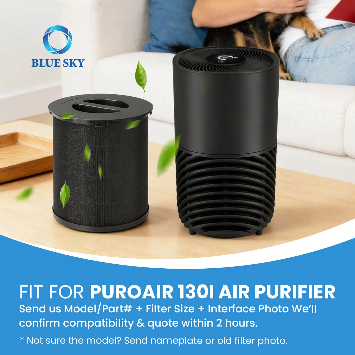 130I Replacement Filter Compatible with Puroair 130I Air Purifier - H13 HEPA OEM Manufacturer