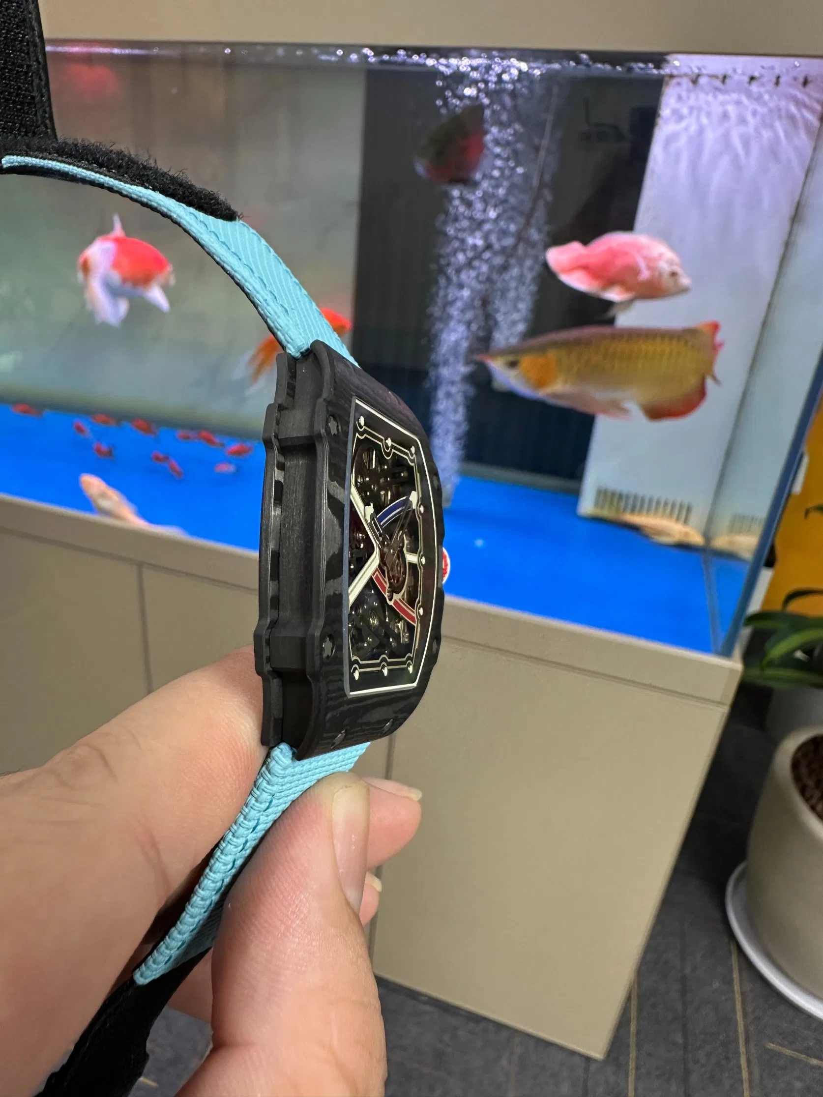 Top Luxury Watch RM 67-02 Model, AV Customized Thickness 7.8 Millimeters Weight 35 Grams