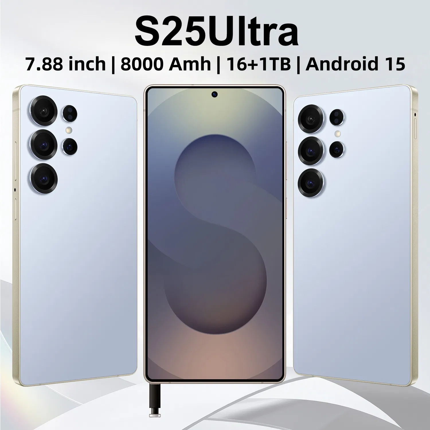 S25 Ultra 7.88 Inch Cell Phone Unlocked China 4G and 5g Android Mobile Phone Global Version Cheap Smartphone