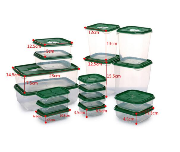 17PCS Set Plastic Airtight Food Container, Food Saver/Plastic Food Container