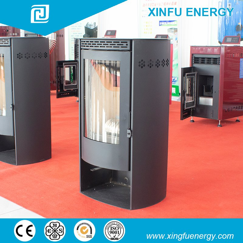 Air Circulation Cast Iron Stove for Wood and Pellet Clean Burning Fireplace