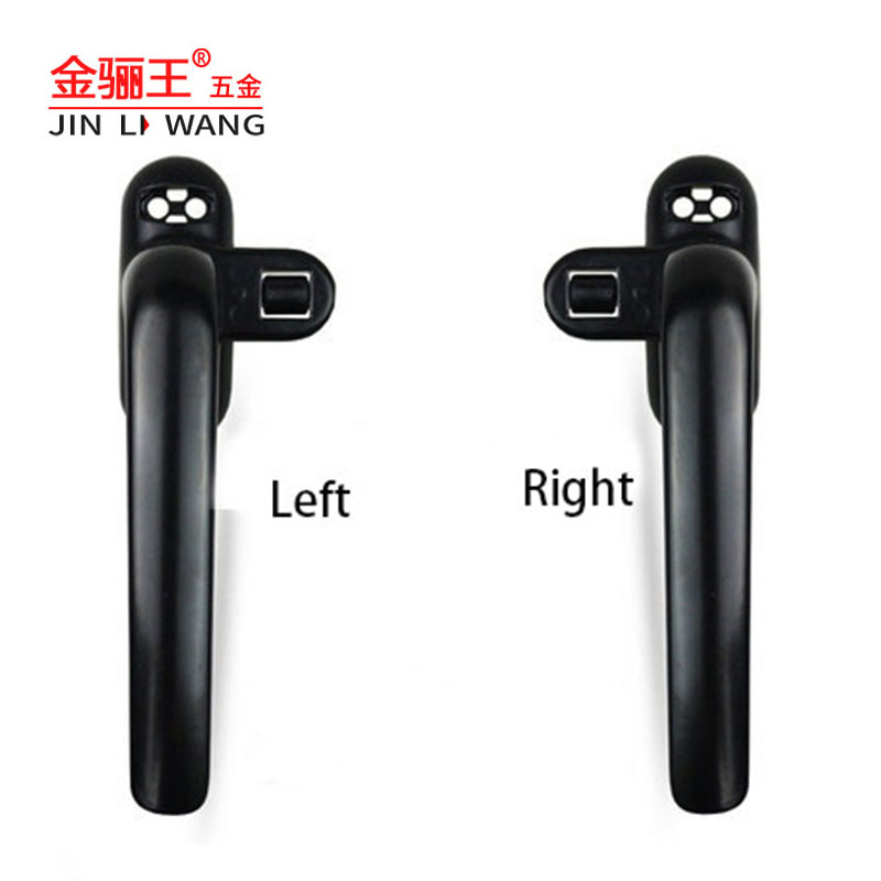 Aluminum Casement Door and Window Opener Handle Balcony Doors and Windows Hardware Accessories Glass Window Handle with Keeper