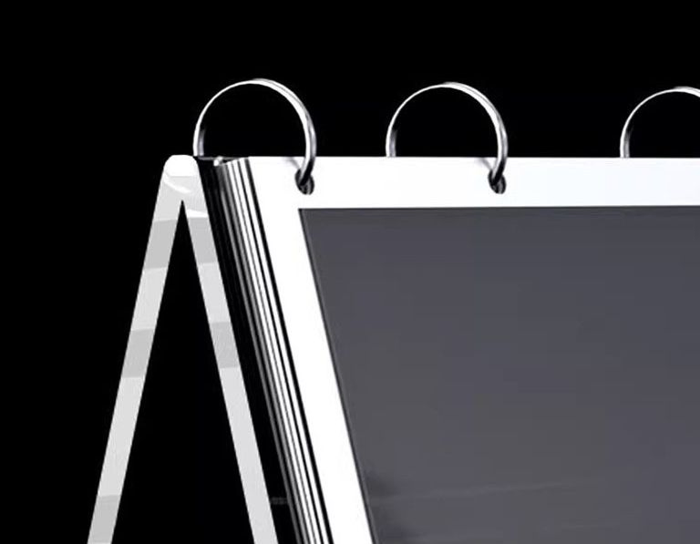 Display Stand Plastic Acrylic Table Letter Advertising Sign Desktop Billboard