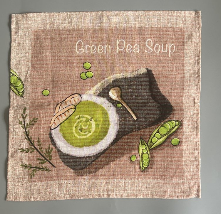 Hot Sales Custom Printed Linen Napkins