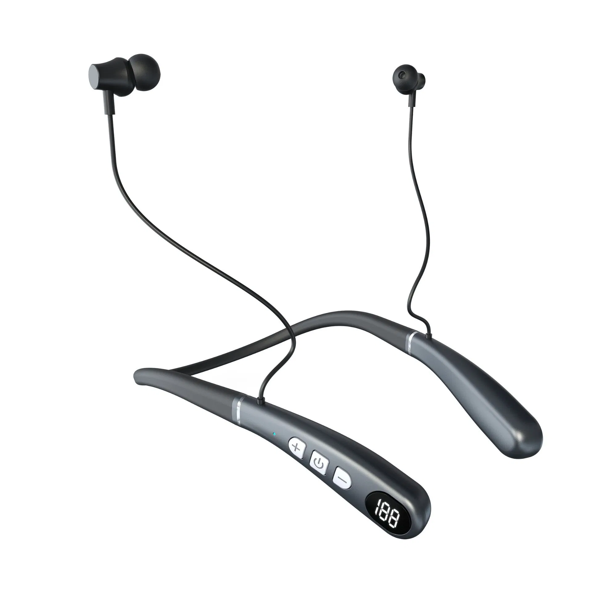 Smart Neckband Hearing Amplifier with Direct Audio Input, Digital Noise Reduction Bluetooth Hearing Aids for Seniors