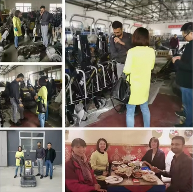 Make The Floor Flat Roughly Grind Floor Scrubbing Machine for Plant