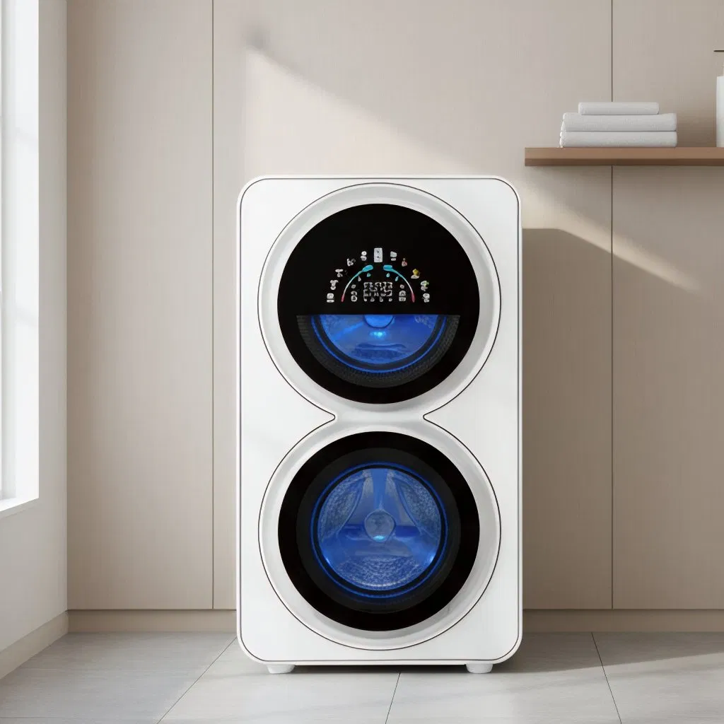 Health-Focused Dual Tub Washing Machine with High-Temp Disinfection